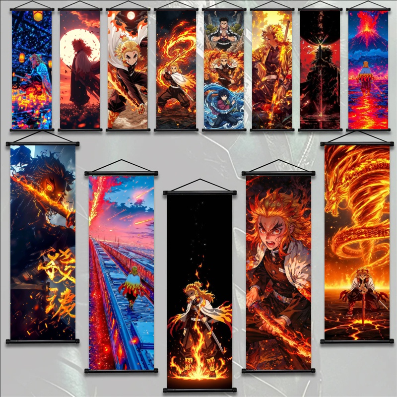 Gaming Accessories Bedroom - Demon Slayer Kyojuro Rengoku HD Print