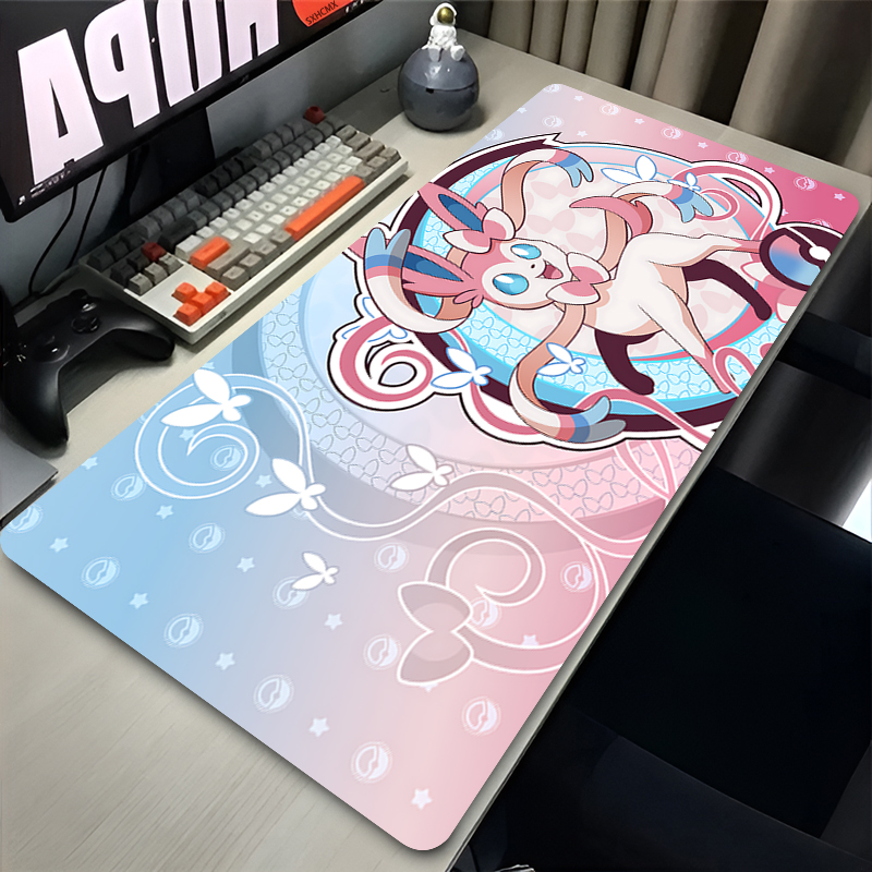 Video Gaming Accessories - Large Pink Cute Mousepad XXL Gaming