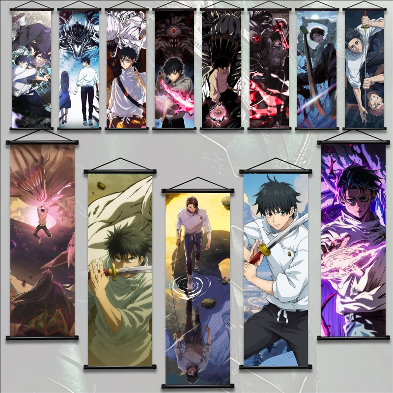 Gaming Accessories Bedroom - Jujutsu Kaisen Fushiguro Megumi Hanging Scroll,