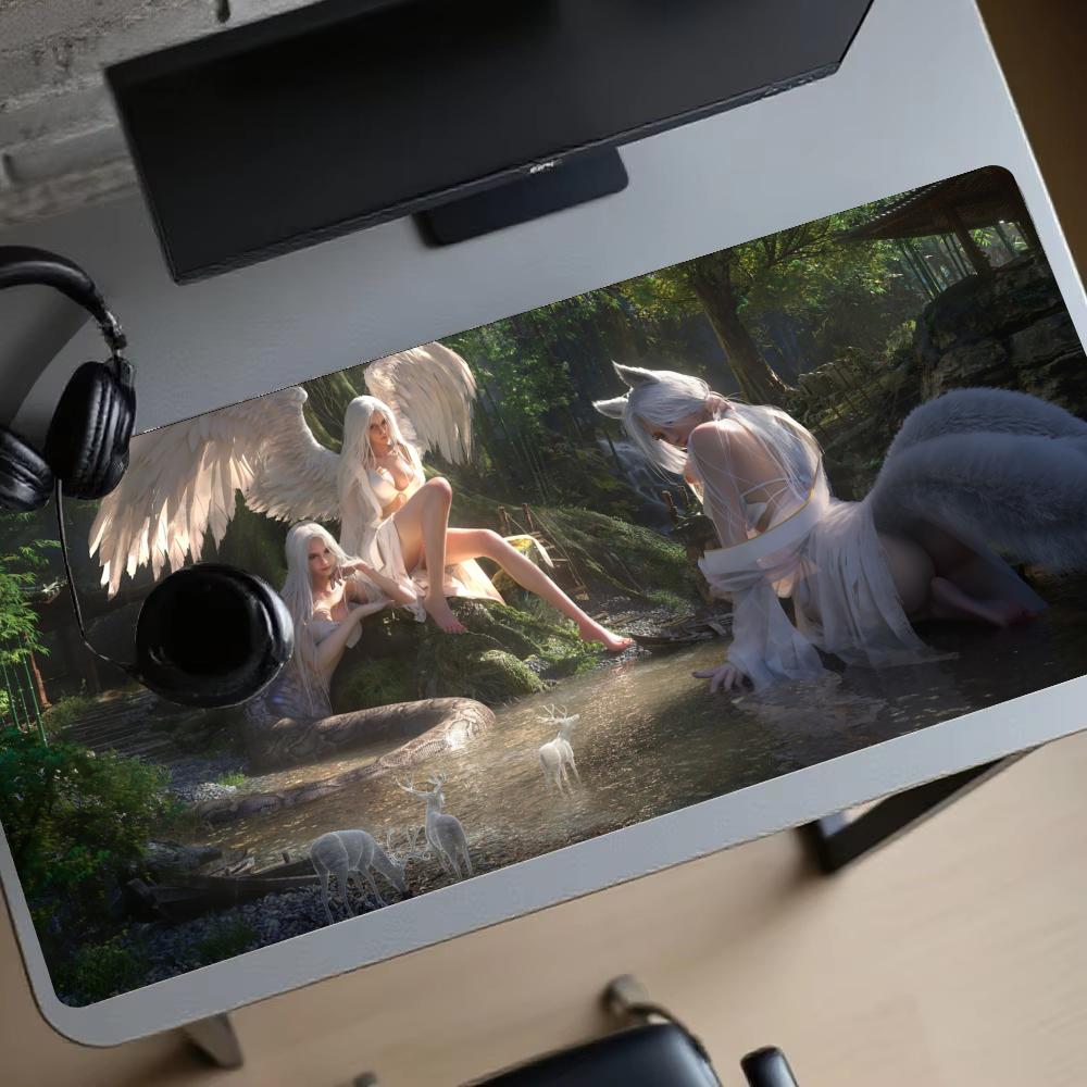 Forest girl Gaming Mats Extend - đánh giá và giá Gaming Accessories Pc Setup