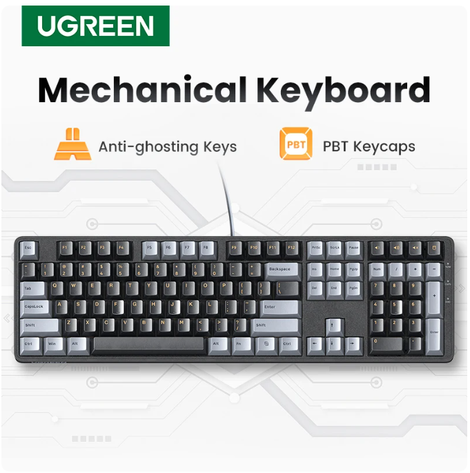UGREEN Keyboard Mechanical Wir - đánh giá và giá Gaming Accessories