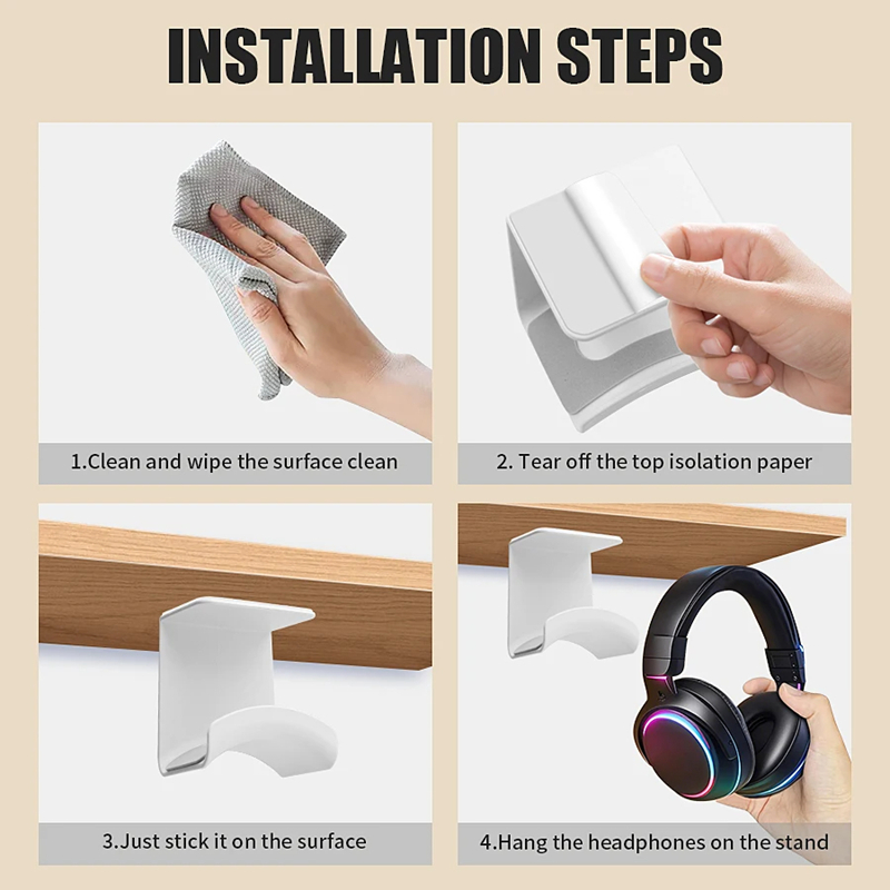 Universal Headphone Stand Adhe - đánh giá và giá Gaming Accessories Sale