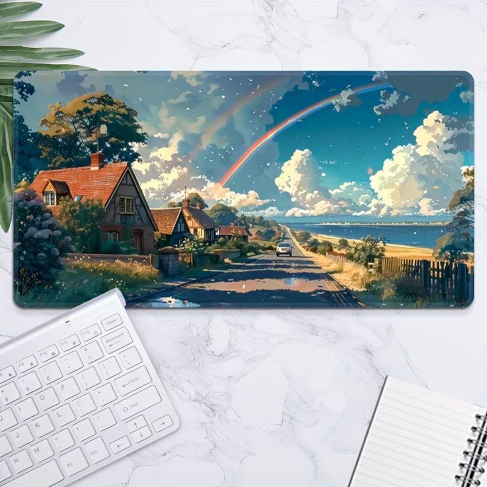 Large coastal village desktop  - đánh giá và giá Gaming Accessories Pc Setup
