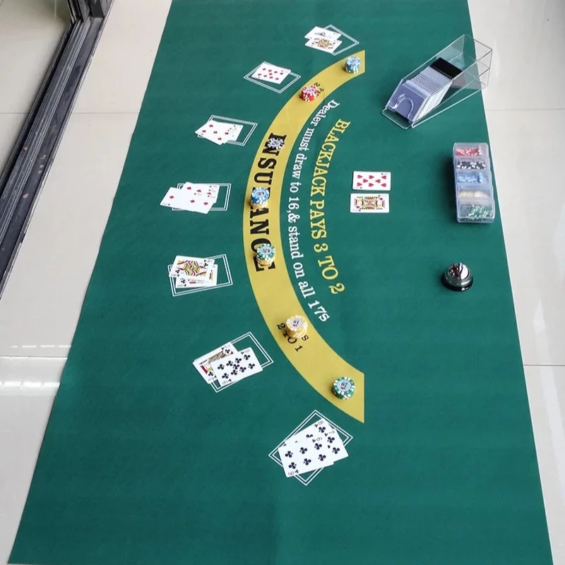 180x90cm Poker Chip Tablecloth - đánh giá và giá Gaming Accessories