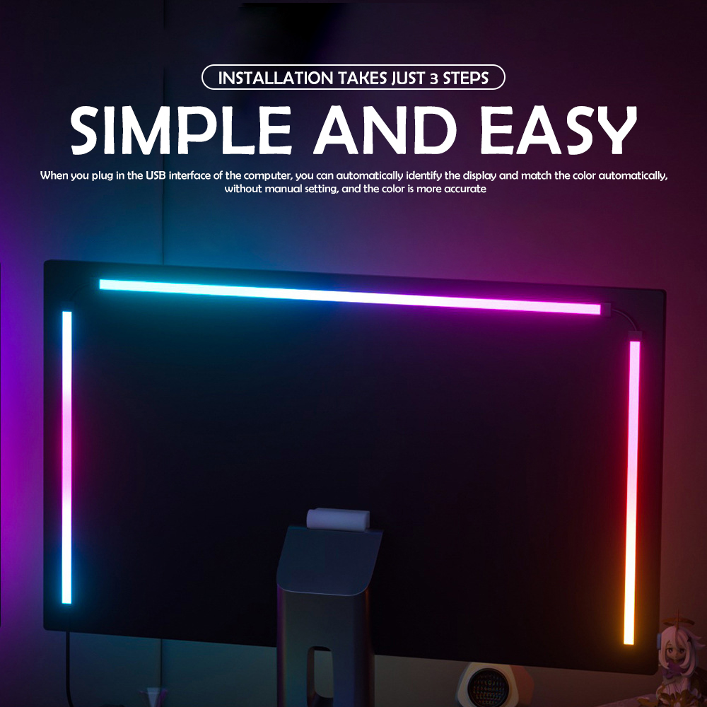 RGB Gaming Lights Strip Monito - đánh giá và giá Gaming Accessories Bedroom