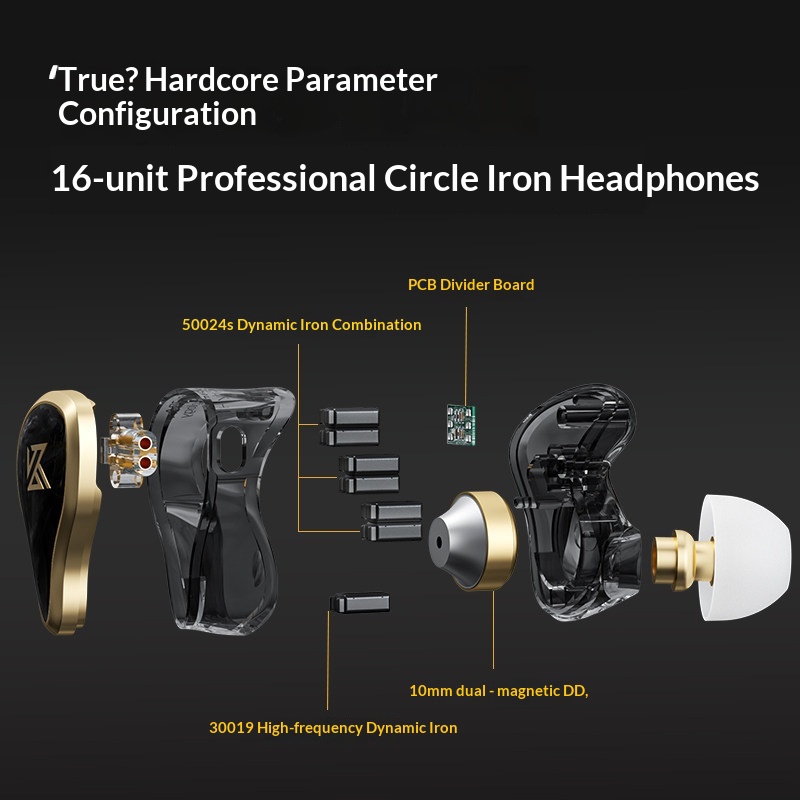 KZ ZAS Metal Wired Earphone 16 - đánh giá và giá Gaming Accessories Sale