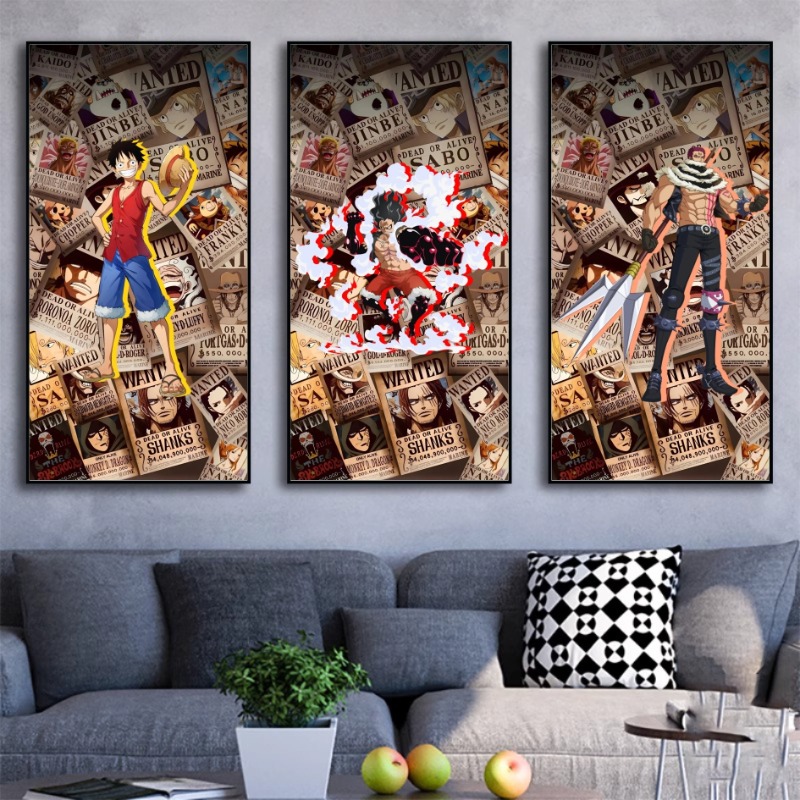 One Piece Wanted Poster Wall D - đánh giá và giá Gaming Accessories For Free Fire