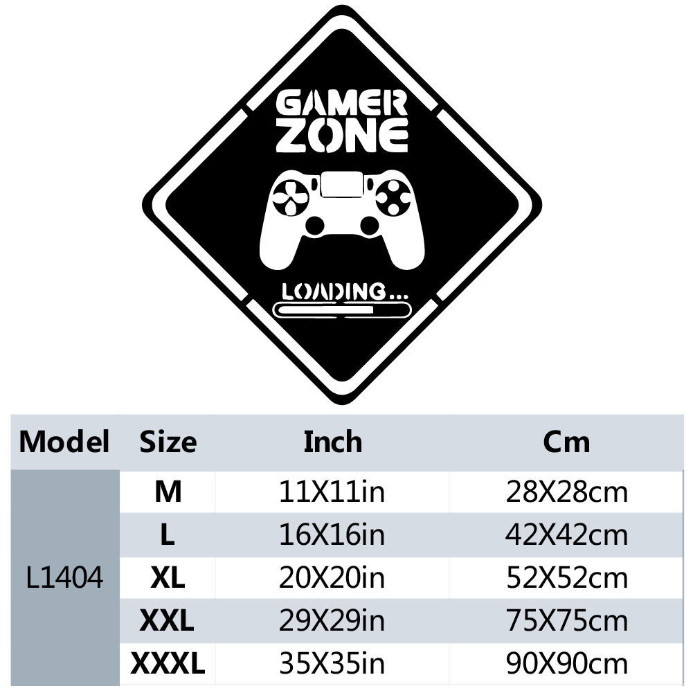 1pc Gamer Zone Door Decal Wall - đánh giá và giá Gaming Accessories Bedroom
