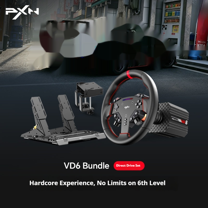 PXN VD6 Game Steering Wheel Se - đánh giá và giá Gaming Accessories Driving