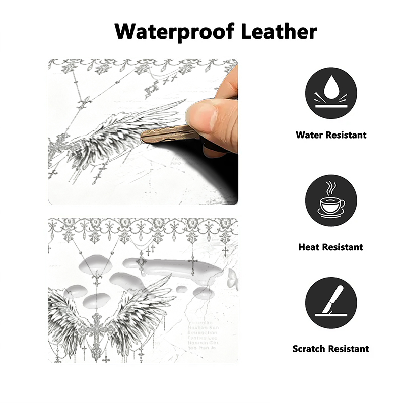 Leather Mousepad Black White A - đánh giá và giá Gaming Accessories For Pc