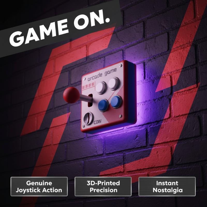 Retro Arcade Game Button Switc - đánh giá và giá Gaming Accessories Bedroom
