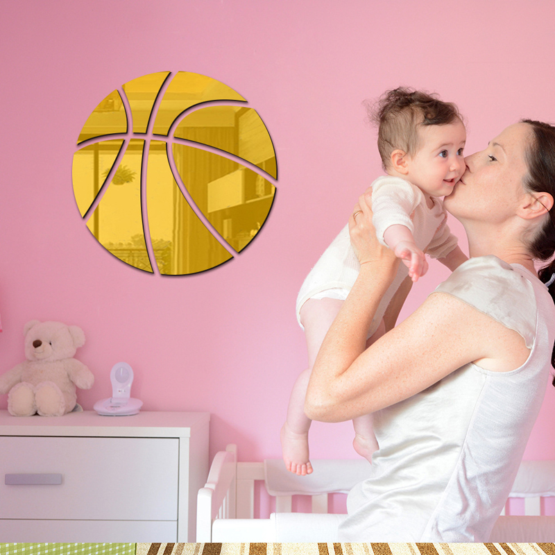 Basketball Mirror Wall Sticker - đánh giá và giá Gaming Accessories Bedroom